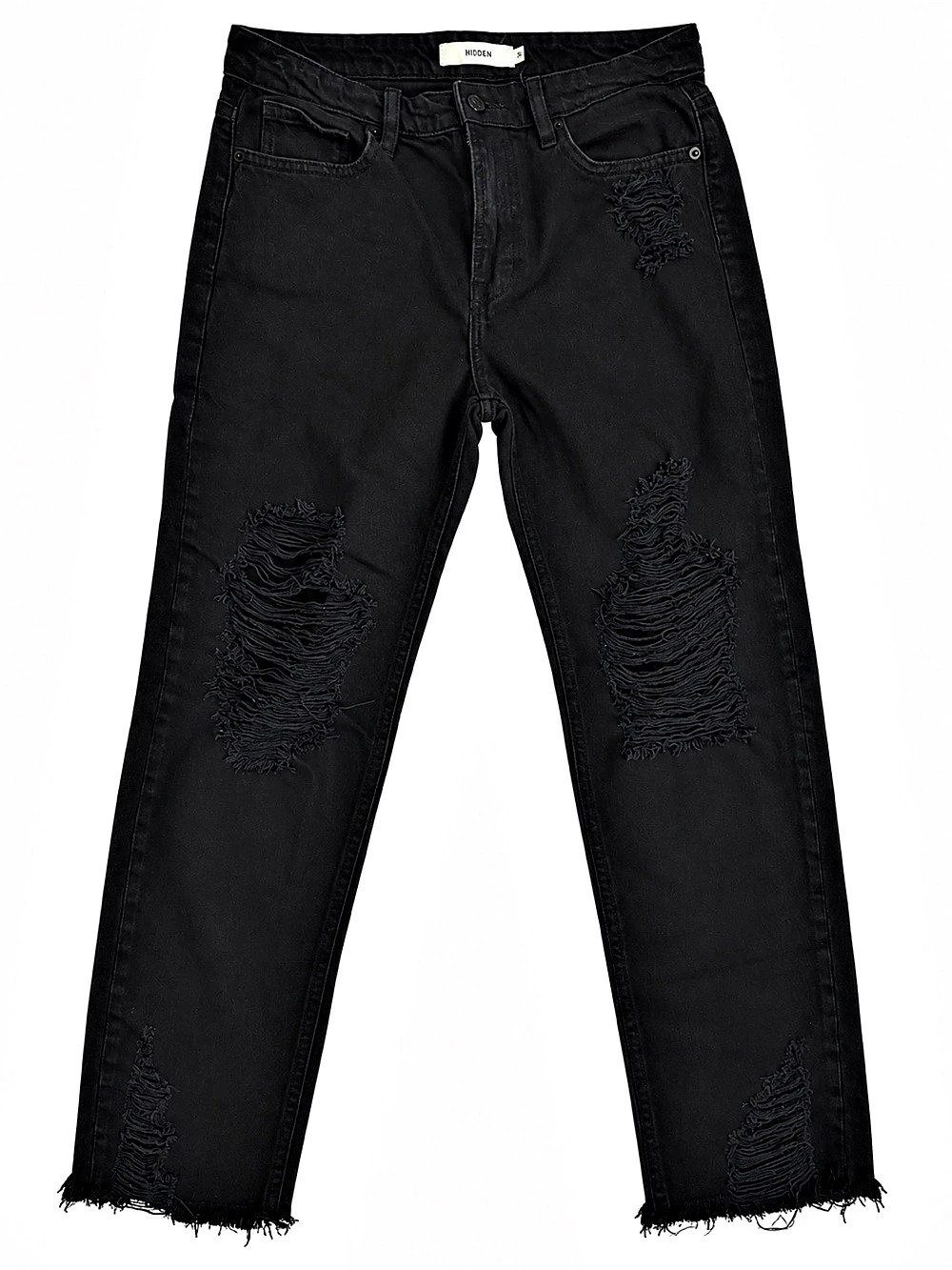 Hidden distressed Jeans